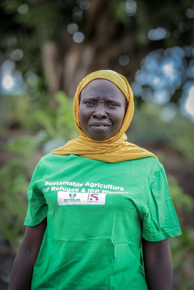 A smiling participant in the Yumbe programme