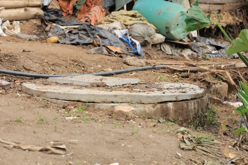 The covered biogas digester